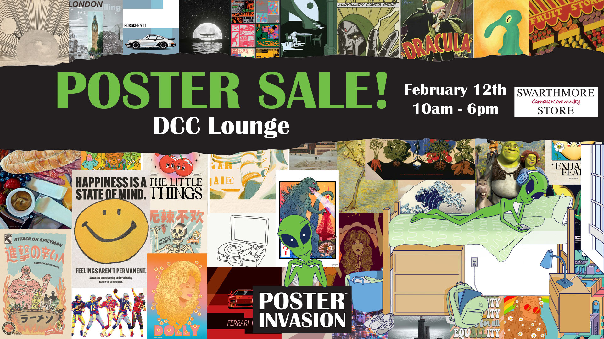 Swarthmore Spring 2025 Poster Sale.